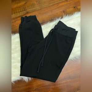 Mandala Scrub Jogger Pants XXS Black Euca-Tek Stretch Nurse Medical